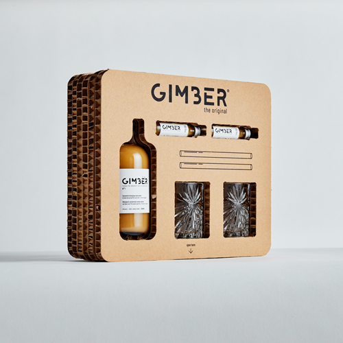 Picture of GIMBER Belgian ORGANIC ginger Giftbox Cocktail set