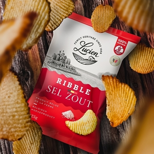 Afbeelding van Les chips de Lucien Ribble-chips zout