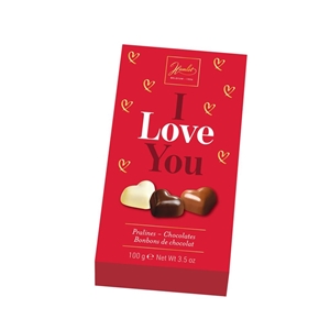 Afbeelding van Hamlet Pralines Harten "I LOVE YOU"